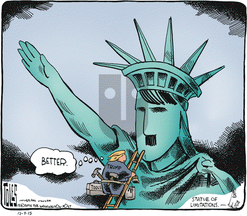 Tom Toles on Wednesday December 9, 2015 Comic Strip