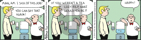 The Born Loser on Monday February 24, 2014 Comic Strip