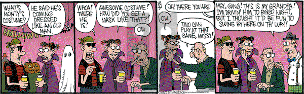 Monty on Friday October 31, 2025 Comic Strip