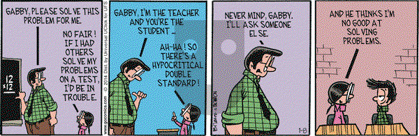 Grand Avenue on Wednesday January 8, 2014 Comic Strip