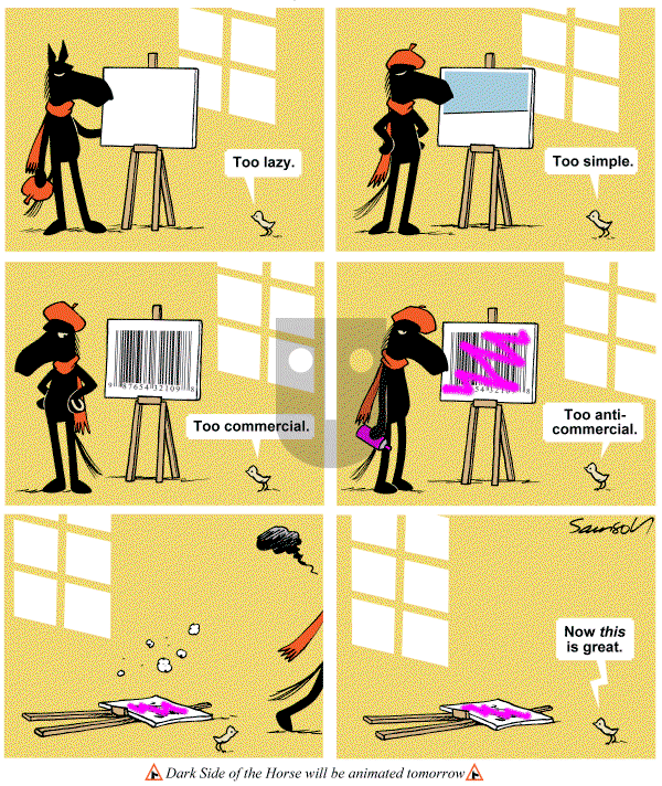 Dark Side of the Horse on Tuesday March 13, 2012 Comic Strip