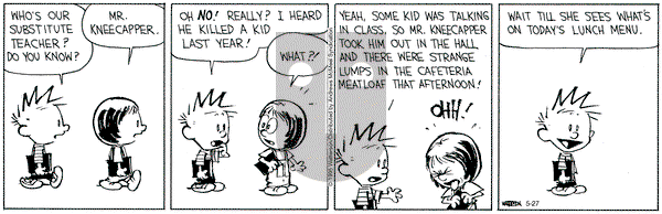 Calvin and Hobbes on Tuesday May 27, 2025 Comic Strip