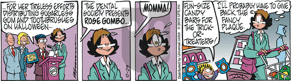 Rose is Rose on Monday October 29, 2012 Comic Strip
