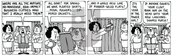 Cathy Classics - Tuesday March 24, 1998 Comic Strip