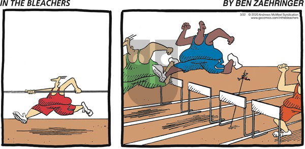 In the Bleachers on Sunday March 22, 2020 Comic Strip