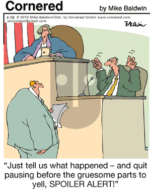 Cornered on Thursday April 26, 2012 Comic Strip