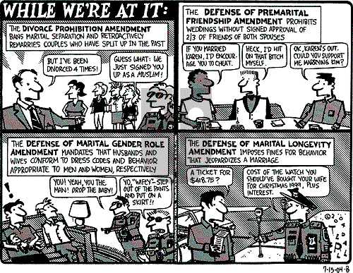 Ted Rall on Saturday July 17, 2004 Comic Strip