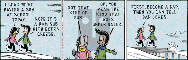 Grand Avenue on Tuesday January 22, 2019 Comic Strip