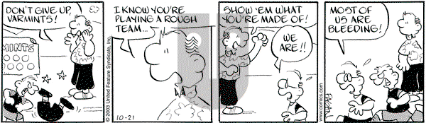 Drabble on Thursday January 22, 2004 Comic Strip