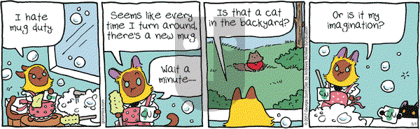 Breaking Cat News on Monday May 1, 2017 Comic Strip