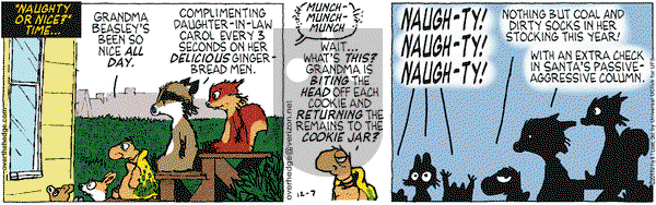 Over the Hedge on Wednesday December 7, 2011 Comic Strip
