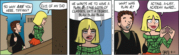 Luann on Wednesday February 11, 2015 Comic Strip