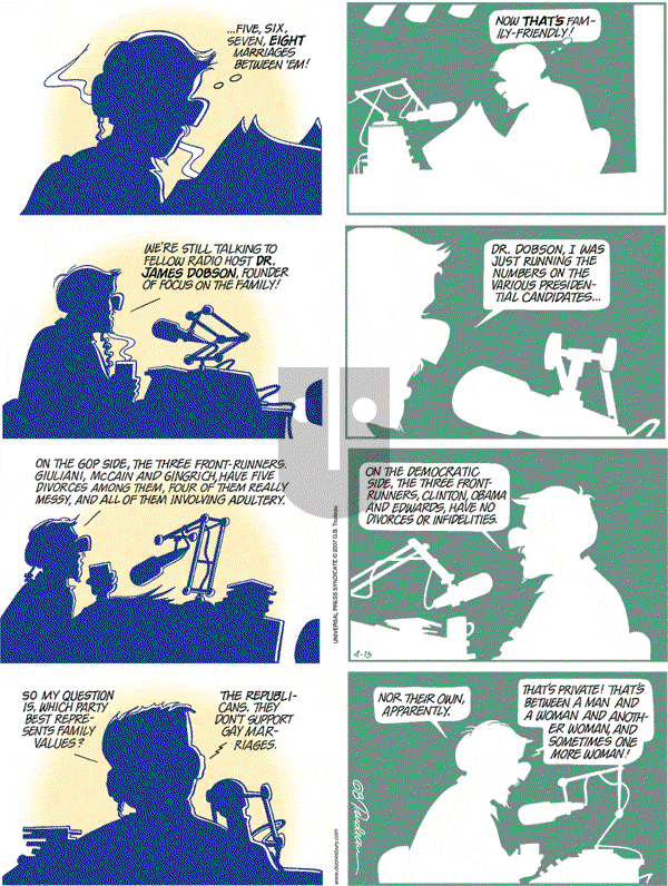 Doonesbury - Sunday April 15, 2007 Comic Strip