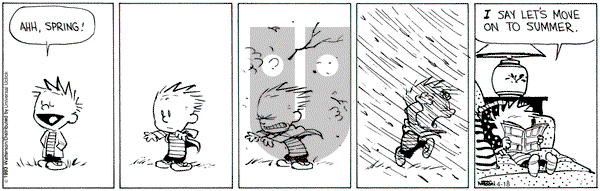 Calvin and Hobbes - Thursday April 18, 2013 Comic Strip