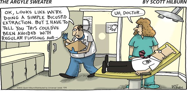 The Argyle Sweater on Sunday December 6, 2015 Comic Strip