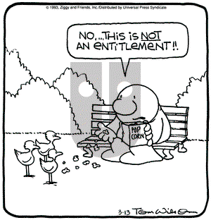 Ziggy on Saturday March 13, 1993 Comic Strip