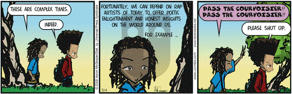 The Boondocks on Saturday May 4, 2002 Comic Strip