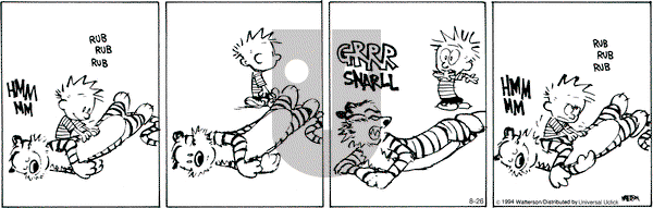 Calvin and Hobbes on Tuesday August 26, 2014 Comic Strip