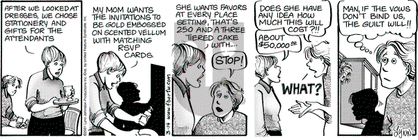For Better or For Worse on Wednesday March 14, 2001 Comic Strip