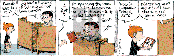 Cul de Sac on Tuesday July 9, 2019 Comic Strip