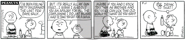 Peanuts - Friday September 11, 1959 Comic Strip