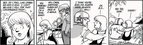 Doonesbury on Friday August 21, 1987 Comic Strip