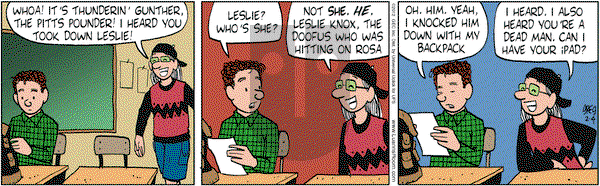 Luann on Saturday February 4, 2012 Comic Strip