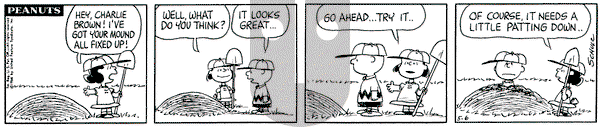Peanuts on Friday May 6, 1966 Comic Strip