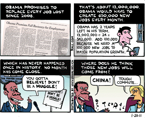 Ted Rall on Thursday January 20, 2011 Comic Strip
