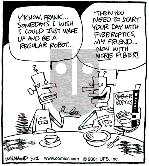 Reality Check on Saturday May 12, 2001 Comic Strip