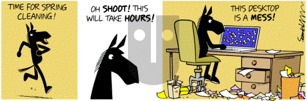 Dark Side of the Horse on Sunday April 17, 2016 Comic Strip
