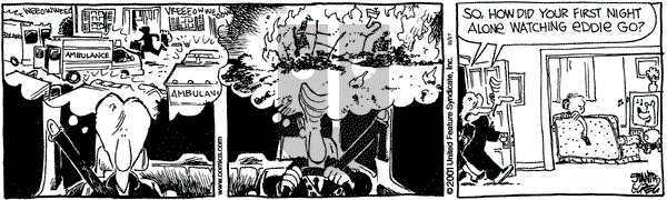 The Buckets on Saturday November 17, 2001 Comic Strip