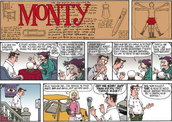 Monty on Sunday October 6, 2013 Comic Strip