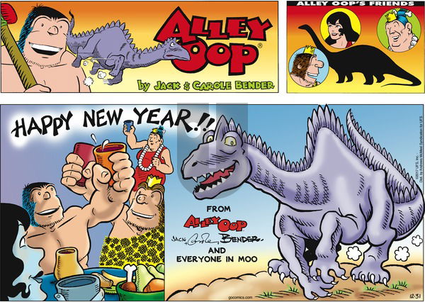 Alley Oop on Sunday December 31, 2017 Comic Strip