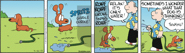 Drabble on Tuesday July 16, 2013 Comic Strip