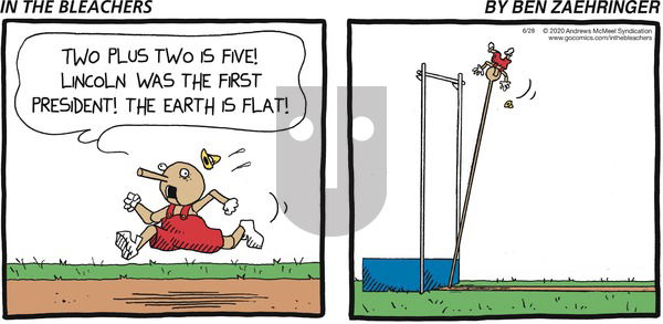 In the Bleachers on Sunday June 28, 2020 Comic Strip