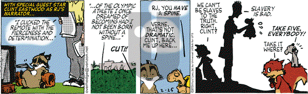 Over the Hedge on Saturday February 25, 2012 Comic Strip