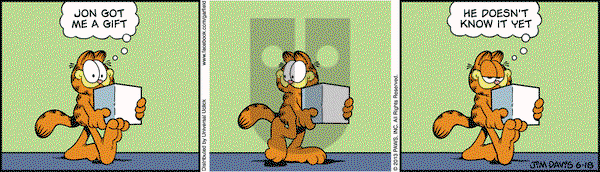Garfield - Tuesday June 18, 2013 Comic Strip