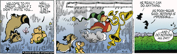 Over the Hedge on Thursday April 11, 2019 Comic Strip