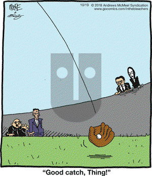 In the Bleachers - Friday October 19, 2018 Comic Strip