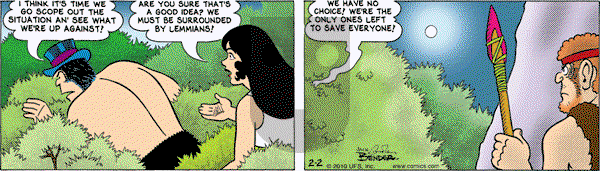 Alley Oop on Tuesday February 2, 2010 Comic Strip