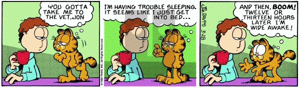 Garfield on Monday March 28, 1988 Comic Strip