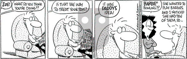 Baby Blues on Thursday January 25, 2001 Comic Strip
