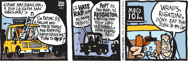 La Cucaracha on Tuesday August 30, 2005 Comic Strip
