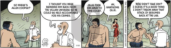 Alley Oop - Tuesday January 18, 2022 Comic Strip