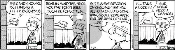 Drabble on Thursday January 21, 1999 Comic Strip