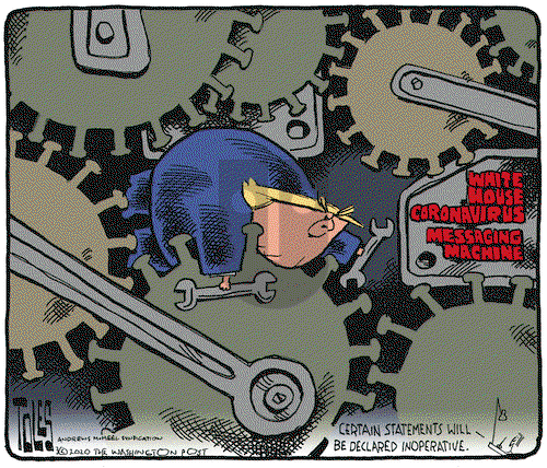 Tom Toles on Monday March 30, 2020 Comic Strip