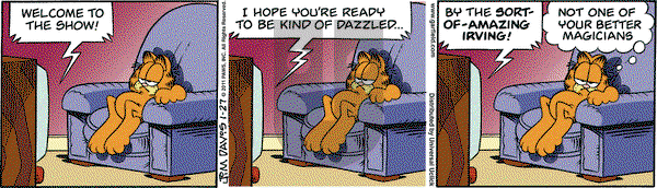 Garfield on Thursday January 27, 2011 Comic Strip