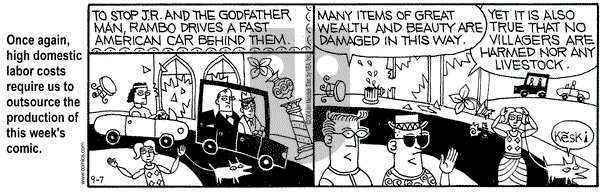Monty on Tuesday September 7, 2004 Comic Strip