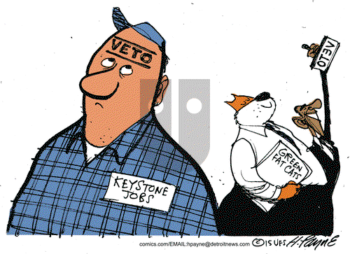 Henry Payne on Wednesday February 25, 2015 Comic Strip